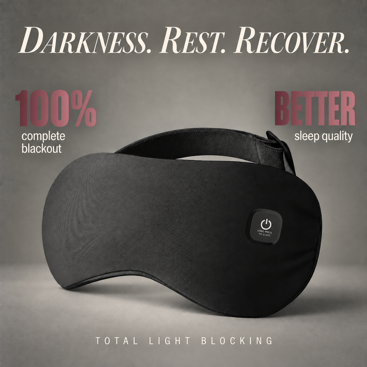 SOOTHARA Heated Eye Mask — Cordless Warm Compress for Tired, Puffy Eyes