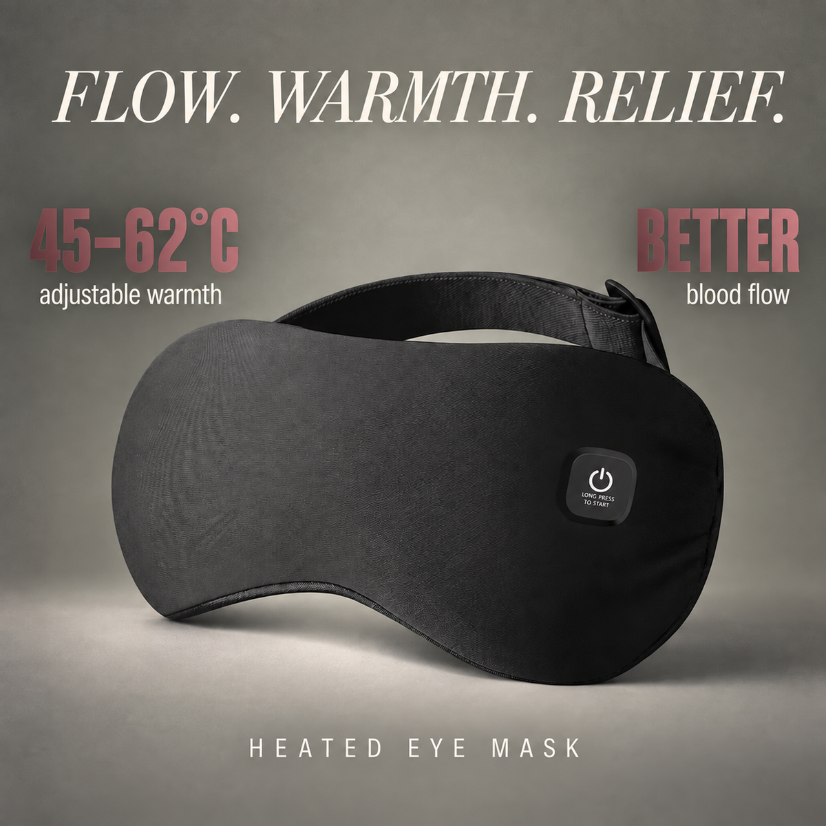 SOOTHARA Heated Eye Mask — Cordless Warm Compress for Tired, Puffy Eyes