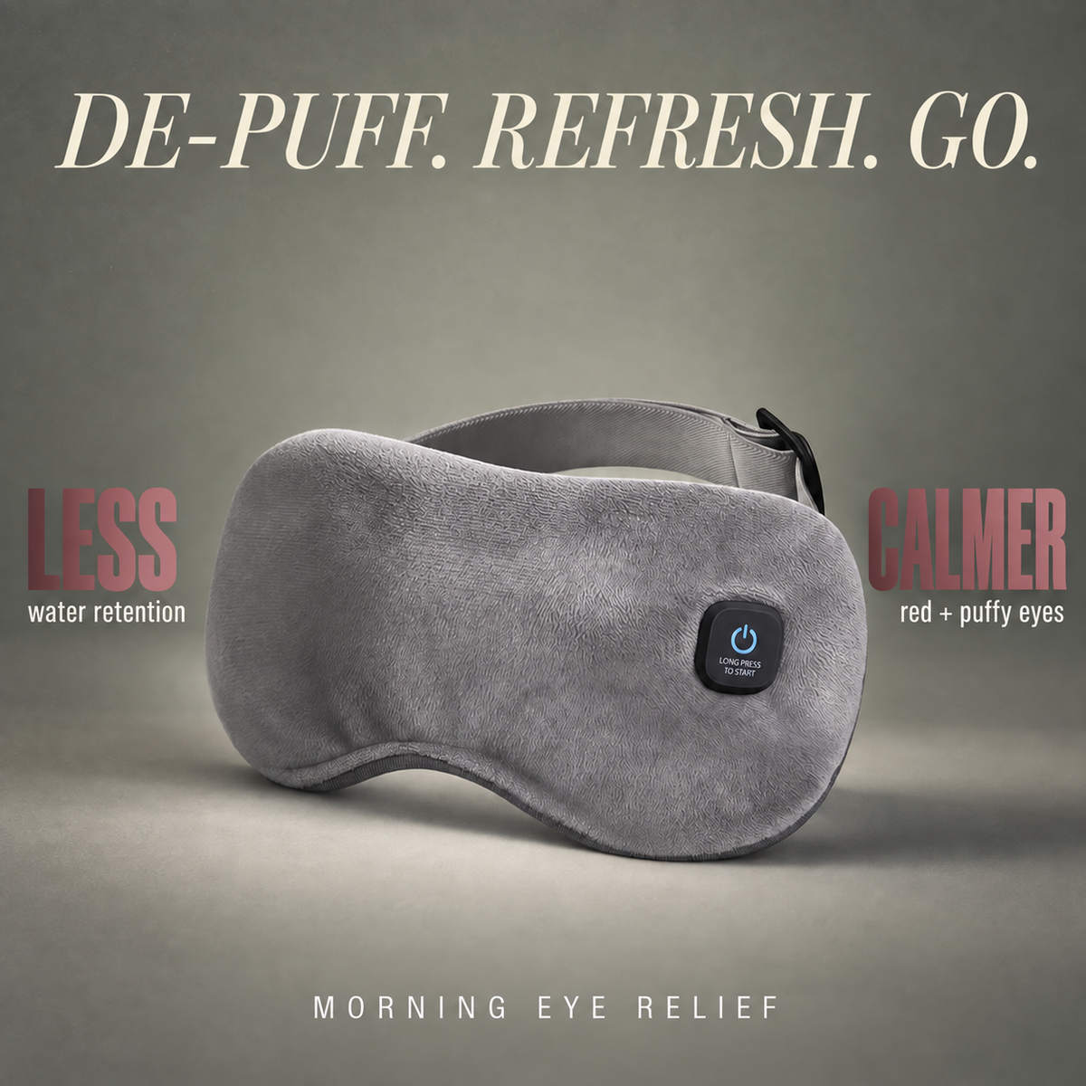 SOOTHARA Heated Eye Mask — Cordless Warm Compress for Tired, Puffy Eyes