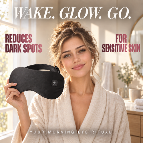 SOOTHARA Heated Eye Mask — Cordless Warm Compress for Tired, Puffy Eyes