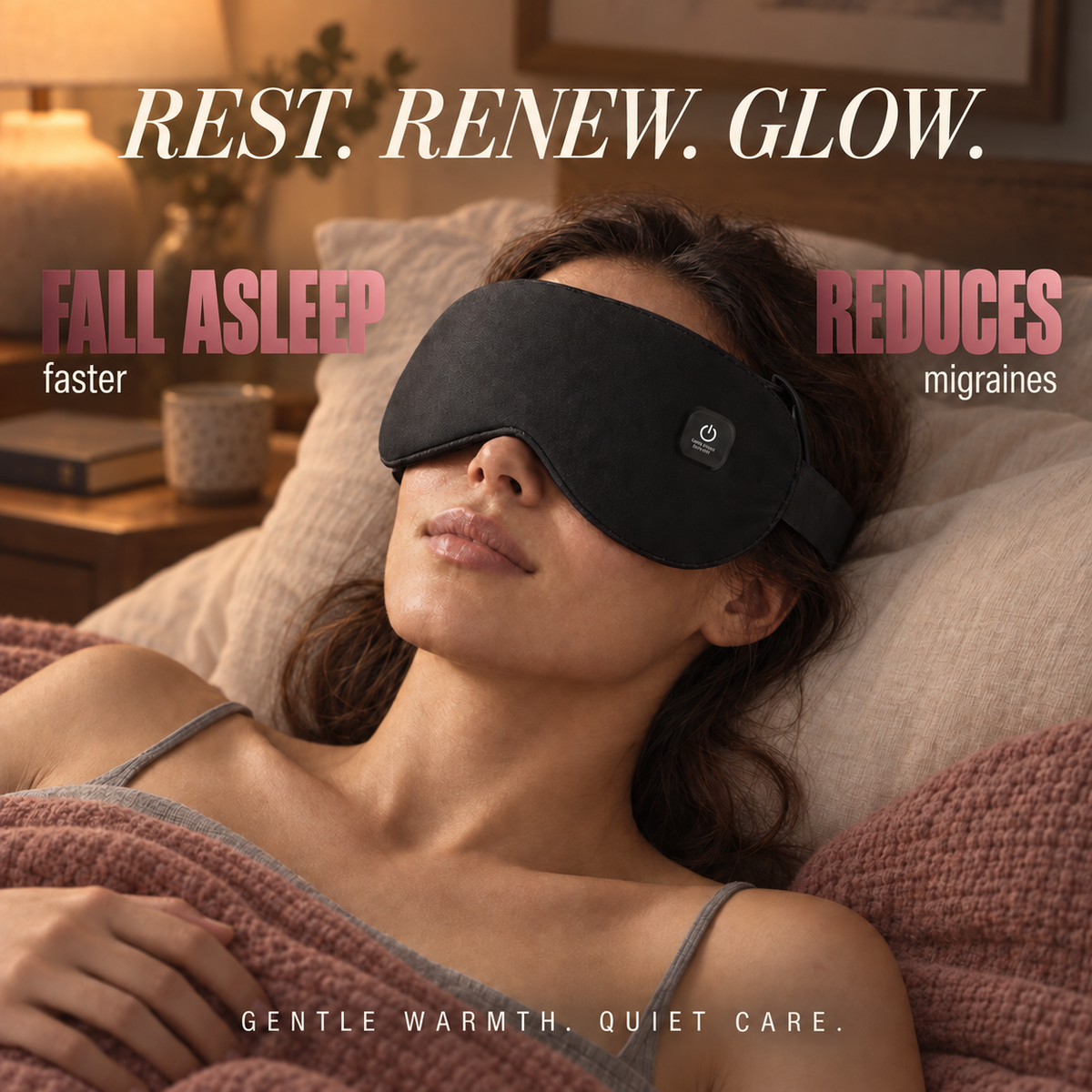 SOOTHARA Heated Eye Mask — Cordless Warm Compress for Tired, Puffy Eyes